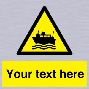 Custom warning ferries crossing vessels